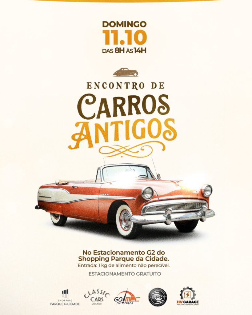Encontro de Antigos no Shopping Parque da Cidade